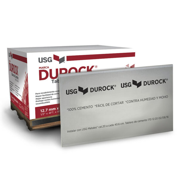 TABLACEMENTO USG DUROCK® PRODUCT SHOT STACK